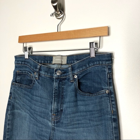 Everlane | High Rise Skinny Ankle Jean Mid Blue 30 - Picture 2 of 8